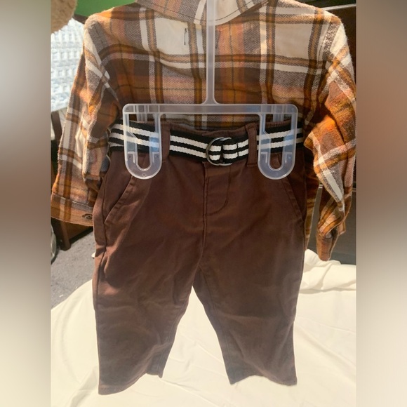 Toddler Shirt and Brown Pants Set - Picture 2 of 2
